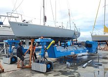 Boat trailer self-propelledhydraulicheavy-duty