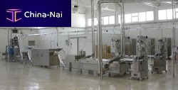 Pasta production line with drying freshshort-cutwith cooling