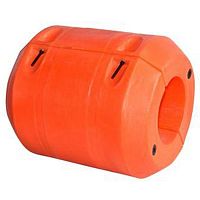 Dredging float plastic