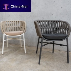 Contemporary chair DROPoutdoorindoorfabric