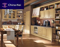 Traditional kitchen GAIOLElacquered woodwalnutquartz