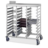 Commercial kitchen trolley TRIADEanodized aluminum