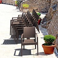 Contemporary chair IBIZAoutdoorindoorresin wicker