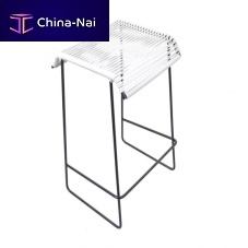 Contemporary bar stool Gran QuintanaleatherlinenPVC