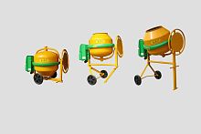 Electric concrete mixer Mod. S 150 - Type S 1000mobiletraditional