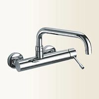 Wall-mounted mixer tap 2220chromed metalkitchen1-hole