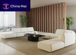 Modular sofa GINcontemporaryfabricbrown
