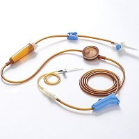 IV infusion set chemotherapywith particle contamination filterlatex-free
