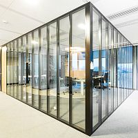 Removable partition Partition® 26woodenaluminumplasterboard