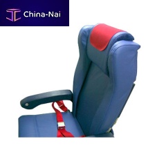 Aircraft cabin headrest cover