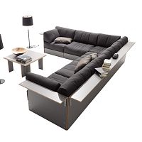 Modular sofa cornercontemporaryfabric