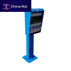 Pedestal with built-in light SIMPLYelectrical distributionwater supplycharging