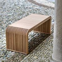 Original design bench MOREwoodencardboardwithout backrest