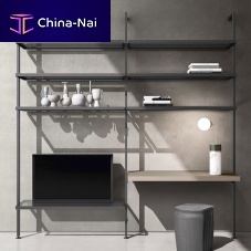 Wall-mounted shelving system SM2003floor-standingcontemporaryaluminum