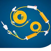 Chemotherapy infusion set KS-IV108with Y portwith light protectionwith stopcock