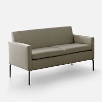 Compact sofa SOCRATEcontemporaryfabricleather