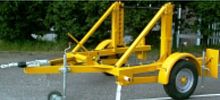 Cable drum trailer CDJ9/15, CDJ9/16single-axletowedhandling