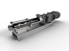 Single-screw pump NVMwateroilwith electric motor