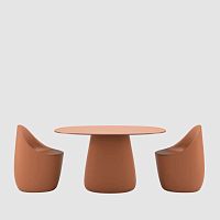 Contemporary table COBBLEHPLHPL baseoval