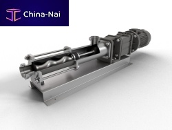Single-screw pump NVMwateroilwith electric motor