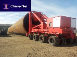 4-axle trailer towedfor windmill towersextendable