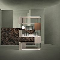Free-standing bookcase LB52 GAEmodularcontemporaryfor office