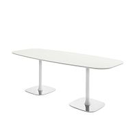 Contemporary table RENDEZ-VOUSwoodenglassmarble
