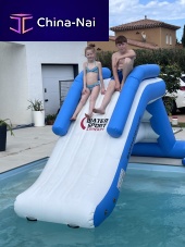 Dock slide for pedal boatsfor water park