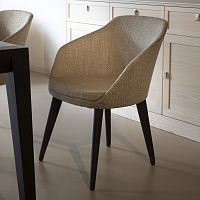 Contemporary chair 1458 Gloriaindoorleatherfabric