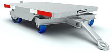 Flatbed trailer 2K2-axletowedfor warehouse