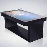 Contemporary table TABATHAglassmetalmetal base