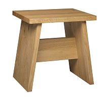 Contemporary stool DC03 LANGLEYoaksolid woodwalnut