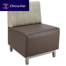 Contemporary chair LOGANindoorvinylmetal base