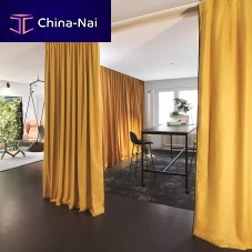 Acoustic fabric SPORT II for curtainplainFR polyester