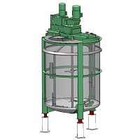 Paddle mixer BT-107batchfor liquidsvertical