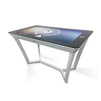 Contemporary table Tiffanymetalmetal baserectangular