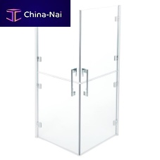 Glass shower enclosure C53FBS21aluminumswingcorner