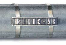 Identification label PLIOMARK MINOX series stainless steelfor the chemical industry