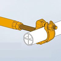 Metal anchoring system ROCKETXTENSIONplasticfor insulated facadebuilding