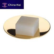 Brass soap dish STACK ITgold-plated brassfor hotelpolished