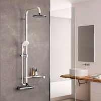 Thermostatic shower column ELSHTSMDXBcommercialwith hand shower