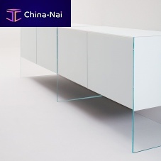 Contemporary sideboard AIRglasstempered glass facingmelamine