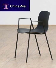 Contemporary chair AAC 18indoorchromeupholstered