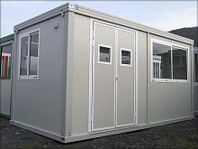 Construction site cabin