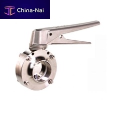 Butterfly valve SBU-71 leverstainless steelsanitary