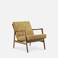 Contemporary lounge chair STEFAN textileleatherfoam