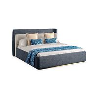 King size bed ALLUREcontemporaryupholsteredwith headboard