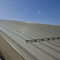 Flat roofing panel STAND 'N SEAM®steelaluminummetal look
