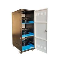 Telephone battery charger eChargingon casterscabinetmulti-chemistry