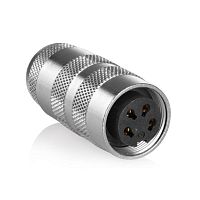 Audio/video electrical connector 131 seriescoaxialcylindricalfemale